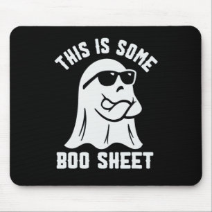 これはSome Boo Sheet幽霊かわいいBoo幽霊hallow マウスパッド