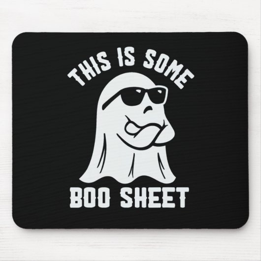 これはSome Boo Sheet幽霊かわいいBoo幽霊hallow マウスパッド (正面)
