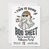 これはSome Boo Sheet幽霊 不気味 招待状 (正面)
