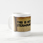 これはSteampunkではないです コーヒーマグカップ (正面左)