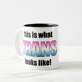 これはTRANSが見えるものにです! コーヒー・マグ ツートーンマグカップ (正面左)