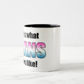 これはTRANSが見えるものにです! コーヒー・マグ ツートーンマグカップ (中央)