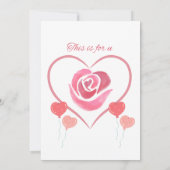 これはUラブル招待状 招待状 (裏面)