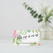 これはUs Script & Flowers Drinkチケット エンクロージャーカード (スタンド正面)