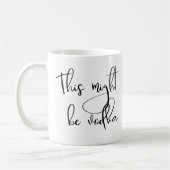 これはVodka Coffee Mug手書きスクリプトである可能性がある コーヒーマグカップ (左)