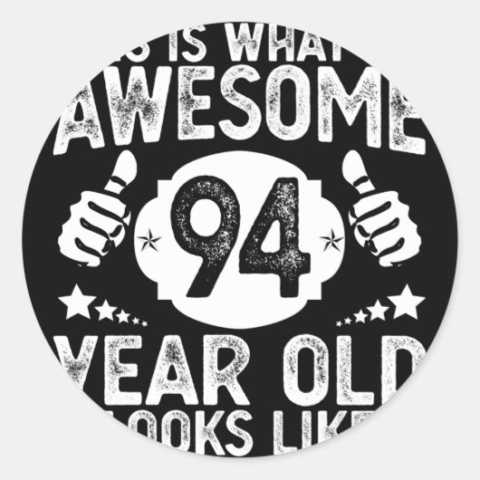 これはWで94の素晴らしように見える ラウンドシール (正面)