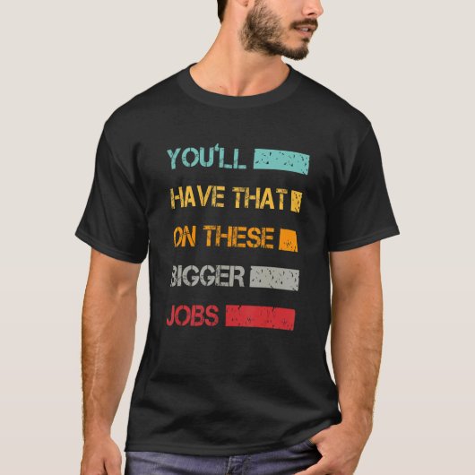 これほど大きな仕事のヴィンテージ Tシャツ (正面)