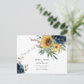 これまたひまわり変更日 案内ポストカード (スタンド正面)