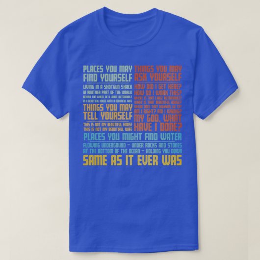 これまでと同じように Tシャツ (デザイン正面)