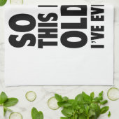 これまではこれは私によってがあったあることが最も古いです キッチンタオル (折り畳み)