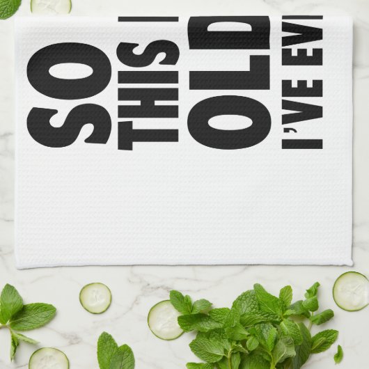 これまではこれは私によってがあったあることが最も古いです キッチンタオル (折り畳み)