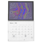(これまで) alanartの抽象美術またはデザインのカレンダー カレンダー (2月 2026)
