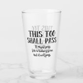 これもおもしろい腎臓結石のように通り過ぎる タンブラーグラス (裏面)