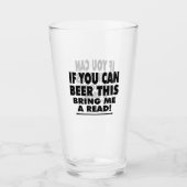 これもしでビールを飲んでAを持って読く タンブラーグラス (正面)