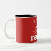 これもし以上危険を冒すことはない ツートーンマグカップ (左)