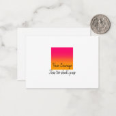 これもまたカードを渡す勇気がある ノートカード (正面/裏面インサイチュ)