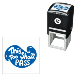 これもまた手のレタリングタイポグラフィ セルフインキングスタンプ