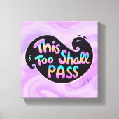 これもまた波張りキャンバス印刷を渡さなければならない キャンバスプリント (正面)