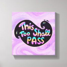 これもまた波張りキャンバス印刷を渡さなければならない キャンバスプリント