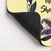 "これもパス"水色リリーリース マウスパッド (コーナー)