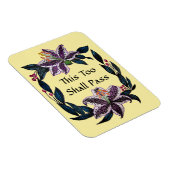 "これもパス"水色リリーリース マグネット (右側)