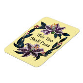 "これもパス"水色リリーリース マグネット (左側)