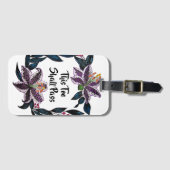 "これもパス"水色リリーリース ラゲッジタグ (正面横)