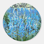 これもブルーベル引用文フローラ マグネット (正面)