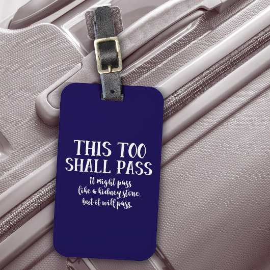 これも勇気付けられるのタイポグラフィおもしろいを越える ラゲッジタグ