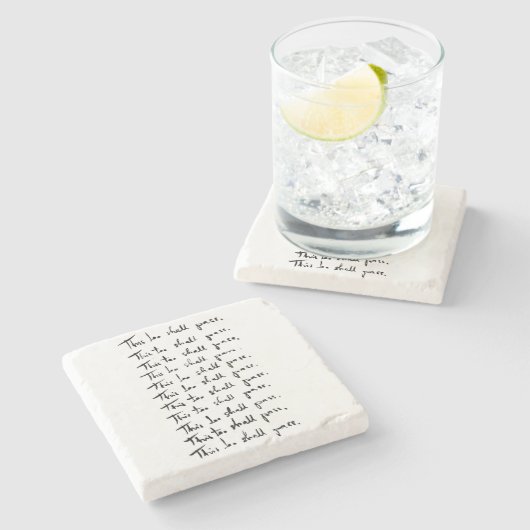 これも合格だ!感動的引用文 ストーンコースター (横)