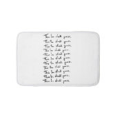 これも合格だ！感動的引用文 バスマット (正面)