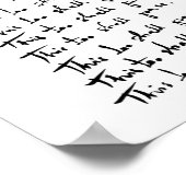 これも合格だ!感動的引用文 ポスター (角)