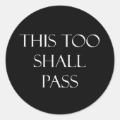 これも引用文感動的引用文 ラウンドシール (正面)