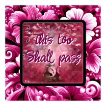 これも抽象芸術の木ピンクの白を渡す