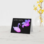 これも白鳥の色を通感動的る カード (黄色い花)