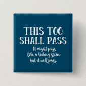 これも腎臓結石おもしろいを励ます 缶バッジ (正面)