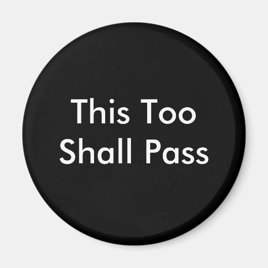 これも通り過ぎる マグネット (正面)