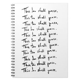 これも通り過ぎる！感動的引用文 ノートブック