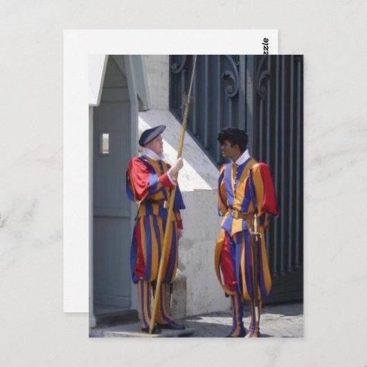 これより高い解像度は使用できない。Swiss_Guard.jpg Sw ポストカード (正面/裏面)