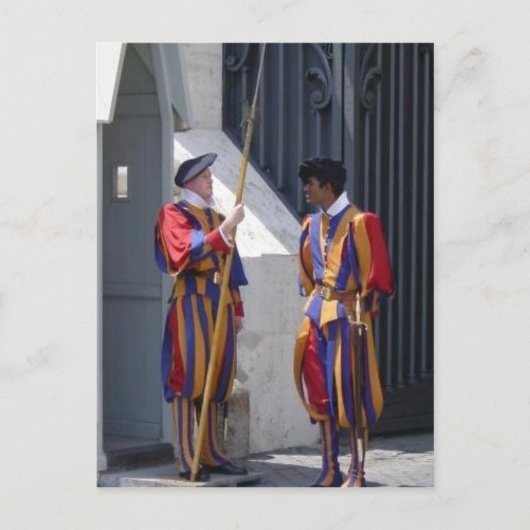 これより高い解像度は使用できない。Swiss_Guard.jpg Sw ポストカード (正面)