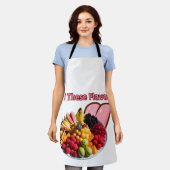 これらすべての味 エプロン (着用した状態)