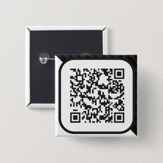 これらにあなたのスキャン可能QRコードを置いて下さい 缶バッジ (正面&裏面)