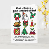 これらのうちどれが異教的か - カード (黄色い花)