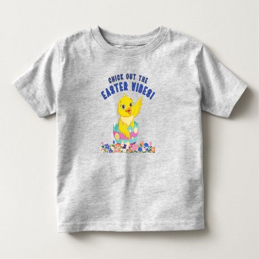 これらのイースタービベスベビー&をチックアウト トドラーTシャツ (正面)