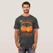 これらのカボチャはオーガニックです Tシャツ (正面フル)
