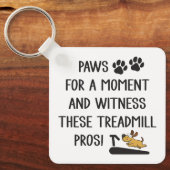 これらのトレッドミルの長所を観察する キーホルダー (正面)