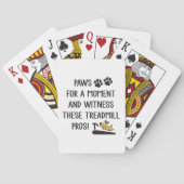 これらのトレッドミルの長所を観察する トランプ (裏面)