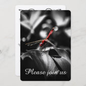 これらのトンボ結婚式招待状をカスタマイズ 招待状 (正面/裏面)