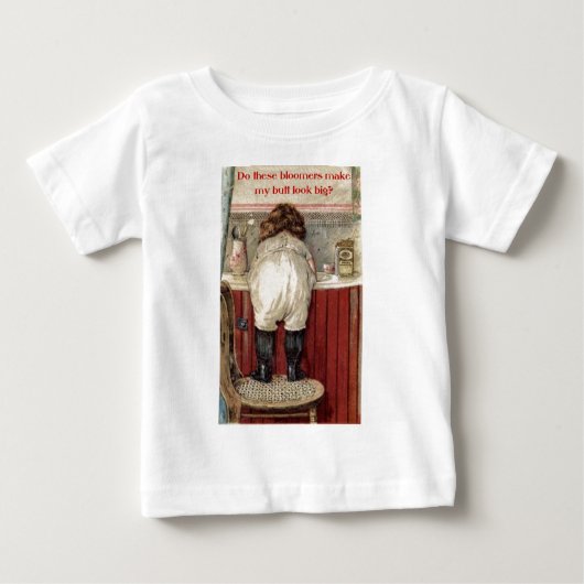 これらのブルマーは私のお尻を大きく見せるか? ベビーTシャツ (正面)