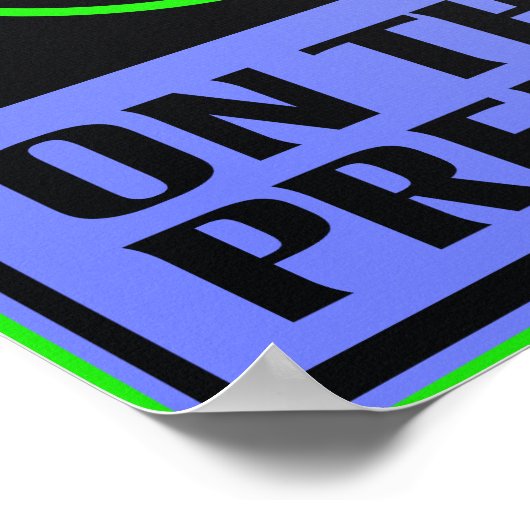 これらのプレメシスブラックで蒸発を許可 ポスター (角)